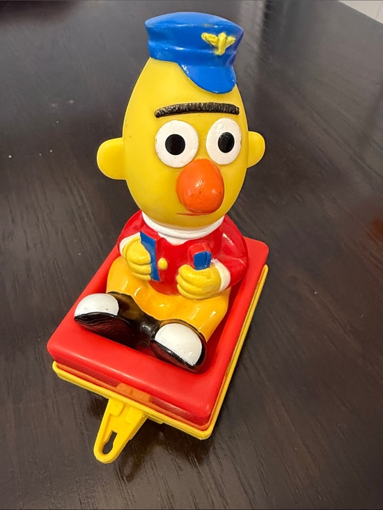 Sesame Street Other - Sesame Street Bert Yellow and Red Cartoon Character Ride-On Toy - Kids Toy